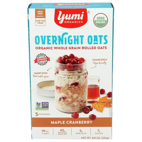 YUMI Oats Maple Cranberry 8.8 oz (Pack of 6)