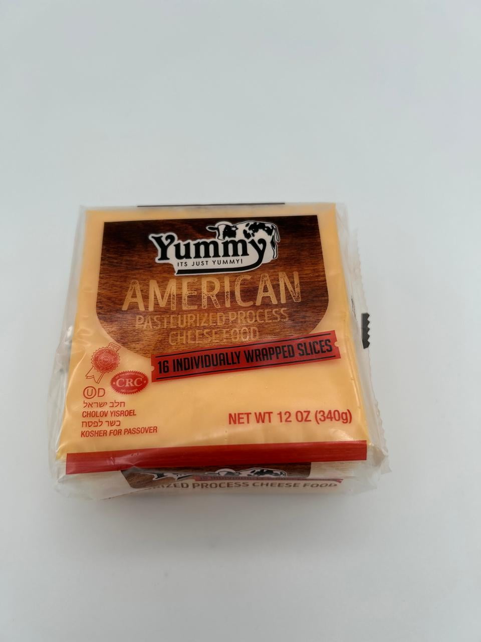YUMMY IND WRAPPED YELLOW AMERICAN CHEESE 12 OZ