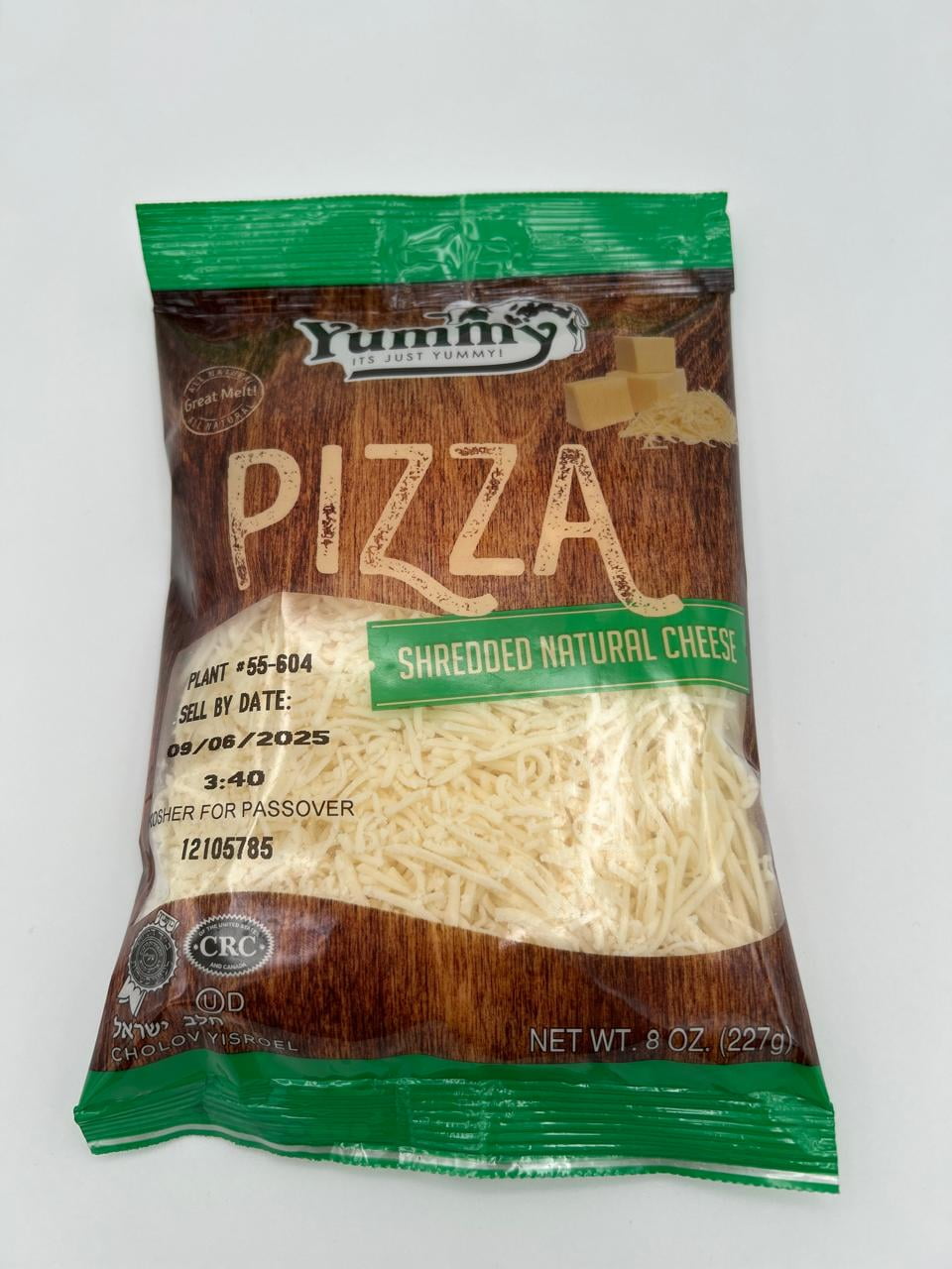 YUMMY SHREDDED PIZZA CHEESE 8 OZ