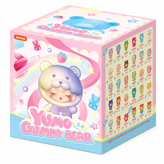 YUMO Gummy Bear 2.0 Series Mini Collectible Figure, Assorted Design Box Toy, 1 Pack