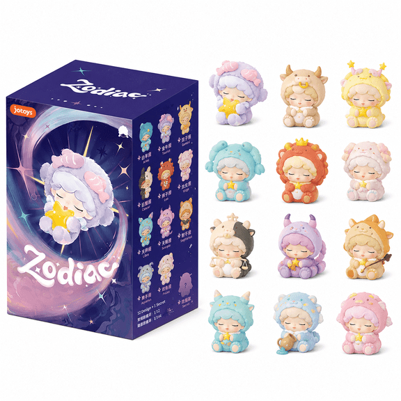 YUMO Zodiac Series Plush Collectible Figure Assorted Design Mini Toy 1 box