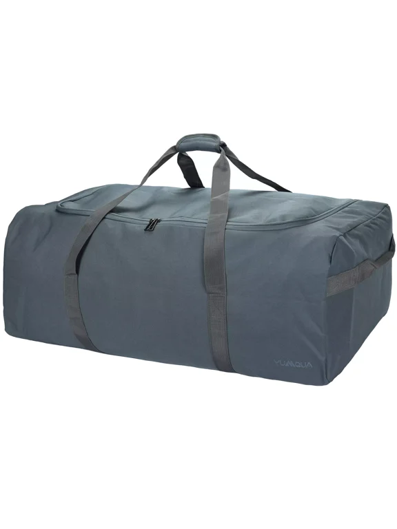 100L Travel Duffle Bag, Large Camping Gear Storage Weekender Bag Overnight, Gym Bag for Men Women Water & Tear Resistant (Grey)