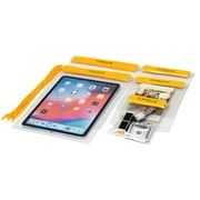 YUMQUA Clear Waterproof Dry Bag Pouch Marine for Phone Document Holder Map Kayaking, Yellow