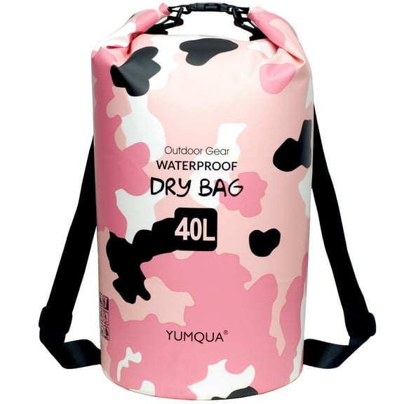 YUMQUA Waterproof Dry Bag Backpack for Women Men 5L/10L/20L/30L/40L Roll Top Water Proof Storage Bags for Kayaking Boating Swimming Hiking Camping Fishing