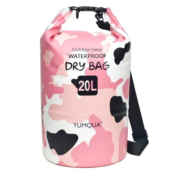 YUMQUA Waterproof Dry Bag Backpack for Women Men 5L/10L/20L/30L/40L Roll Top Water Proof Storage Bags for Kayaking Boating Swimming Hiking Camping Fishing