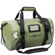 YUMQUA Waterproof Duffel Bag, Large Duffle Bag for Travel Heavy Duty Dry Bag with Durable Strap & Handle for Outdoor Motorcycle Boating Rafting Kayaking Paddle boarding