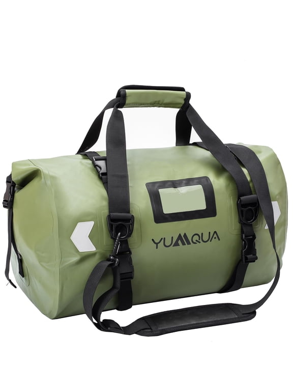 Waterproof Duffel Bag, Large Duffle Bag for Travel Heavy Duty Dry Bag with Durable Strap & Handle for Outdoor Motorcycle Boating Rafting Kayaking Paddle boarding