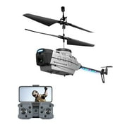 YUNAFFT 4K Dual-Camera Reconnaissance Aircraft Dual Batteries RC Helicopter Obstacle Avoidance Altitude Setting RC Plane with LED Light Electric Gift for Young Flight Enthusiasts