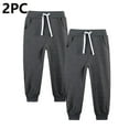 thumbnail image 1 of YUNAFFT Boys' Cuffed Sweatpants Thermal Cold Weather Solid Color Casual Urban Outdoor Long Pants, 1 of 5