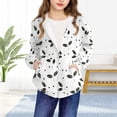 thumbnail image 1 of YUNAFFT Boys & Girls Printed Hooded Sweatshirt Casual Sporty Long Sleeve Zip Jacket Urban Street Style, 1 of 6