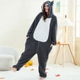 thumbnail image 1 of YUNAFFT Adult Fleece One-Piece Pajamas - Playful Animal Romper Cozy Loungewear, 1 of 8