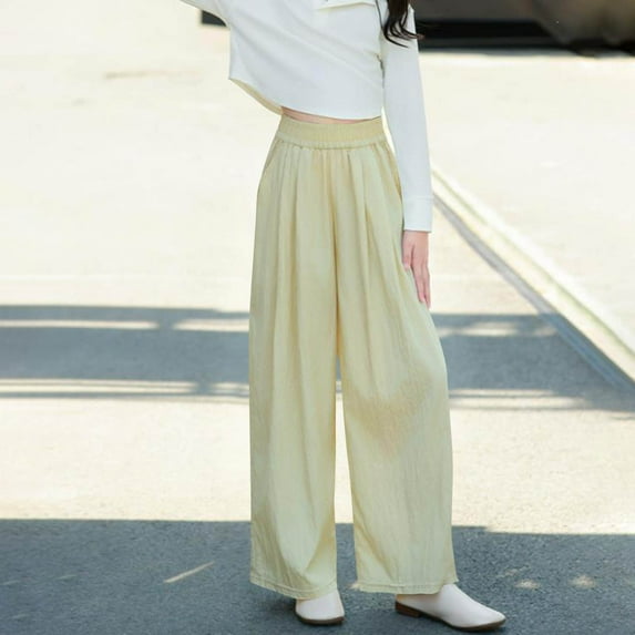 YUNAFFT Children's Summer Solid Color And Comfortable And Casual Elastic Shorts For Kids