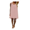 thumbnail image 1 of Babysbule Women's Summer Dresses Fashion Women Spaghetti Strap Back Howllow Out Summer Chiffon Beach Short Dress, 1 of 5