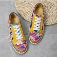 thumbnail image 1 of Babysbule Shoes Women, Casual Lace-up Zipper Design Colorful Printed Casual Sneakers, 1 of 5
