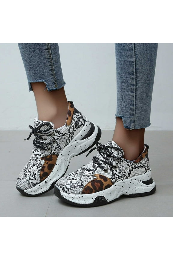Shoes Women, Fashion Ladies Stretch Cloth Large Size Women's Casual Sports Color Block Comfortable Women's Shoes