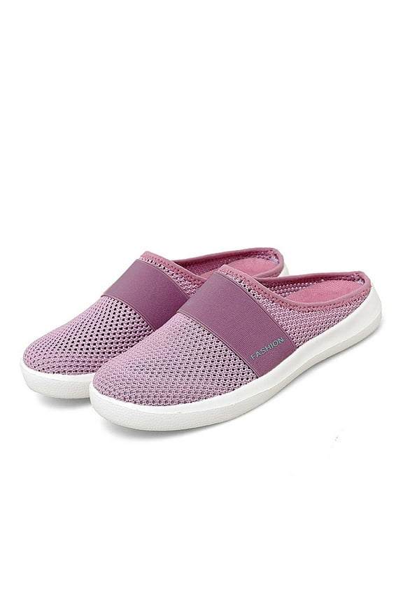 Shoes Women, Fashion Women's Shoes Breathable Slip-on Mesh Outdoor Leisure Casual Sneakers