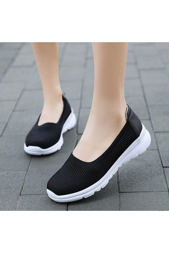 Shoes Women, Women Mesh Solid Non-Slip Pumps Shoe Sneakers Casual Shoes Student Running Shoes