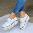 thumbnail image 1 of YUNAFFT Clearance Shoes Women, Women's Sports Thick Soled Solid Color Breathable Casual Shoes, 1 of 5