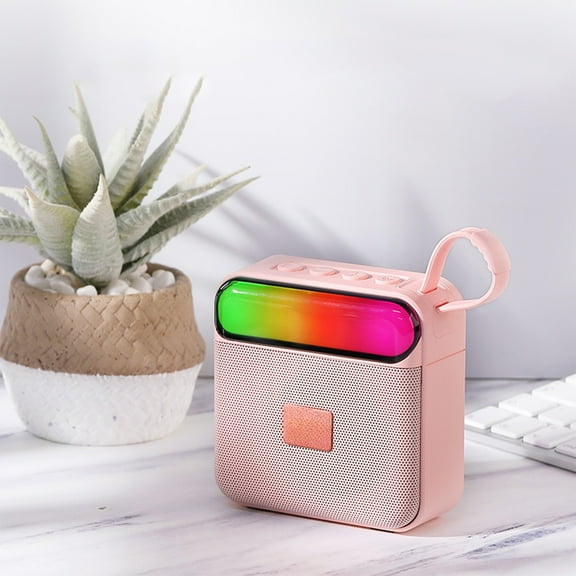 YUNAFFT Computer Speakers with 6 Colorful RGB Lights,USB Powered 3.5mm Aux with Loud Stereo Sound