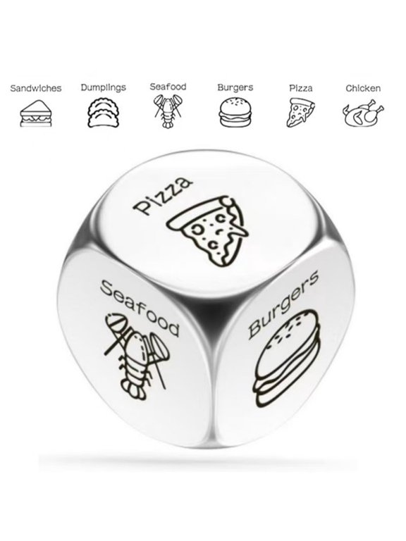 Him Her Couple Gifts for Boyfriend Girlfriend Food Decider 11th Anniversary Steel Date Night Gifts for Husband Wife for Wedding Christmas Valentines Birthday for Women Men