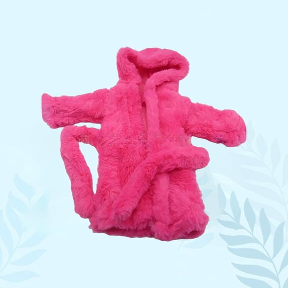YUNAFFT Doll Pajamas Popular And Good Selling Underwear Robe Bed Room Princess Cloth Doll Accessories Clothes Rose Red