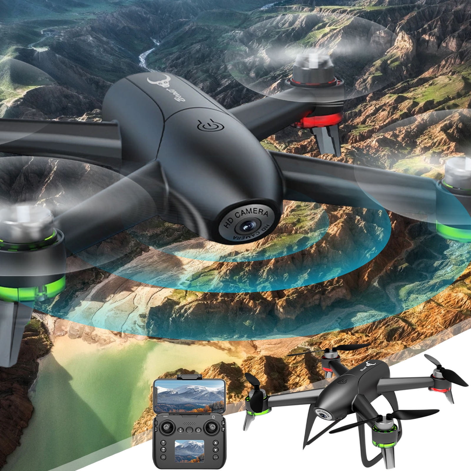 SNAPTAIN SP500 GPS FPV Drone with 2K Camera Live Video for