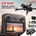thumbnail image 1 of YUNAFFT Drone With 1080P ESC Camera Brushless Motor Remote Control With 4.9 Inch Screen Display 2.4G RC Quadcopter Altitude Hold, 1 of 9