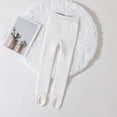 thumbnail image 1 of YUNAFFT Girls Fleece-Lined Thermal Pants Solid Color High-Waisted Kick-Leg Winter Warmth Casual Comfort Everyday Wear, 1 of 5