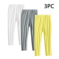 thumbnail image 1 of YUNAFFT Girls Thin Fit Leggings Stretchy High Waist Comfy Soft 3-Pack Everyday Casual, 1 of 9