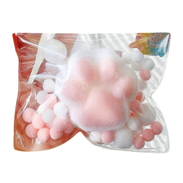 YUNAFFT Handmade Squishy Ultra Soft Squishy Fidget Toys Samll Cat Paw Squishy Mini Silicone Squeeze Toy for Stress Relief