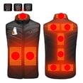 thumbnail image 1 of YUNAFFT Heated Thermal Vest with Adjustable Temperature Control & 3-Zone Heating for Women & Men Winter Warmth Lightweight Polyester Jacket, 1 of 7