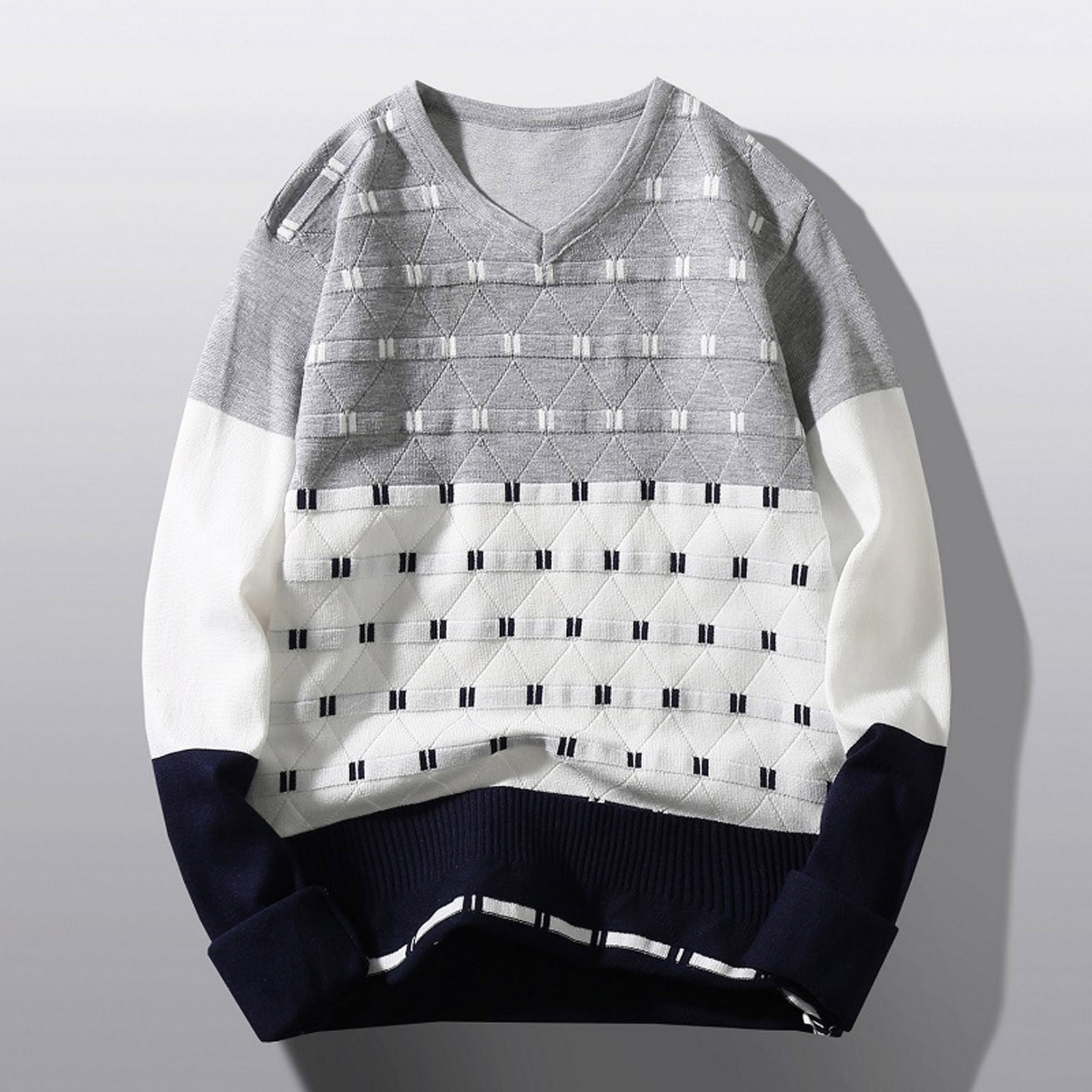 YUNAFFT Men's Sweaters Clearance, Men's Fashion Casual Large Camouflage