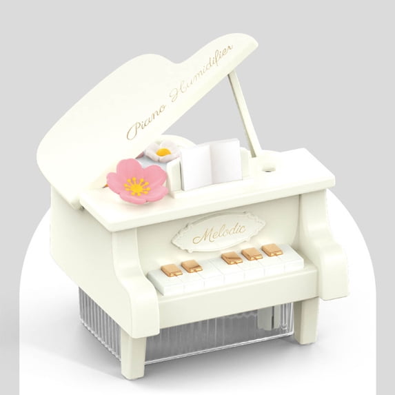 YUNAFFT Mini Air Humidifier with Landscape Decoration,Desktop cool mist humidifiers with Night Light Quiet Bedroom,Two Spray Modes Auto Shut-off for Room