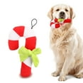 thumbnail image 1 of YUNAFFT Pet Dog Plush Toys Candy Cane Squeaky Toys Dog Christmas Toys Interactive Dog Toys Christmas for Dog Puppy, 1 of 7