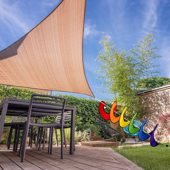 YUNAFFT Rainbow Wind whirligigs Hanging Wind Yard Spiral Pendants Wind Spinners Rotating Spiral Decorations Garden Hanging Ornament Hanging Decoration to Rotate Lawn Outdoor Polyester