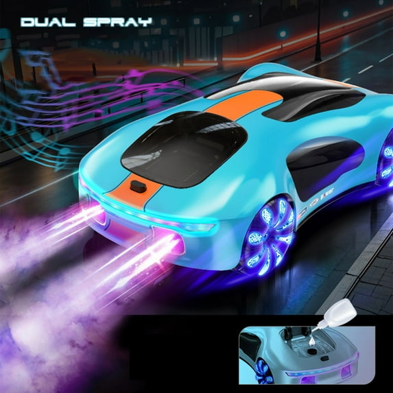 YUNAFFT Remote Control Car, Gesture Sensing RC Sunt,360° Rotating Side Hobby Drift RC Car with Cool Light Spray and Music,Toy Cars,Birthday Gifts
