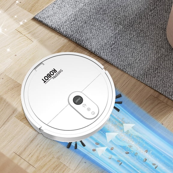 YUNAFFT Robot Vacuum Cleaner, Sweeping Robot, Robotic Vacuum, Automatic Vacuum Robot, Ultra Slim Quiet, Cleans Hard Floors to Medium-Pile Carpets, Integral Memory Multiple Cleaning