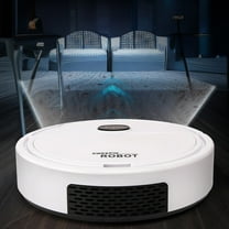 YUNAFFT Robot Vacuum Cleaner, USB Smart 3 in 1 Super Thin, Powerful Suction, Quiet, Self Charging Robotic Vacuum Cleaner, Cleans Hard Floors to Medium Pile Carpets