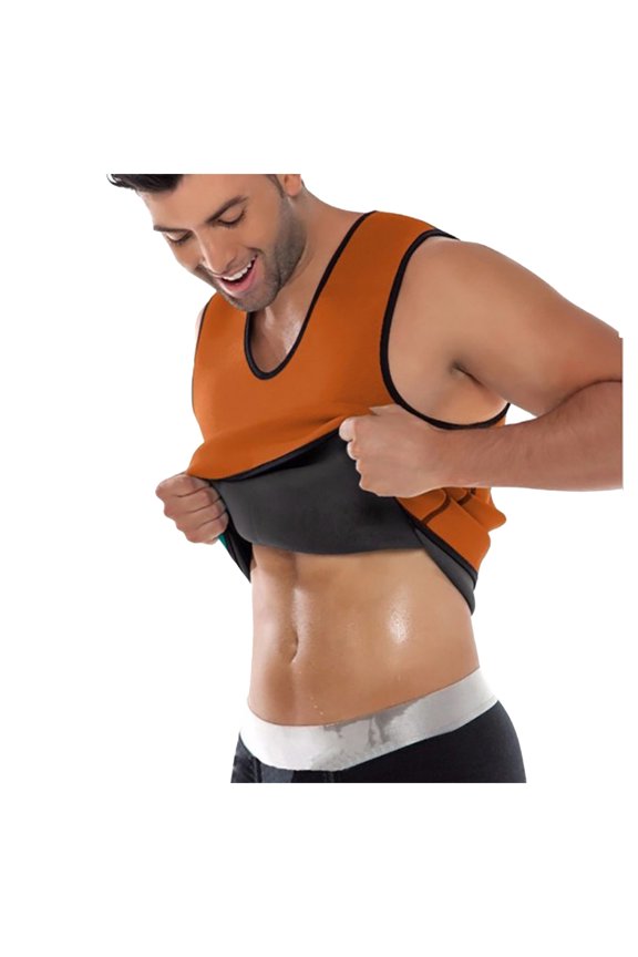 Shapewear for Women Plus Size Men Sports Sweat Shapewear Chest Support Abdomen Body Shaper Vest Top
