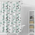 thumbnail image 1 of YUNAFFT Shower Curtain Liner, 4G PEVA Black and White Tree Flower Shower Liner, Plastic Waterproof Shower Curtains, 1 of 6