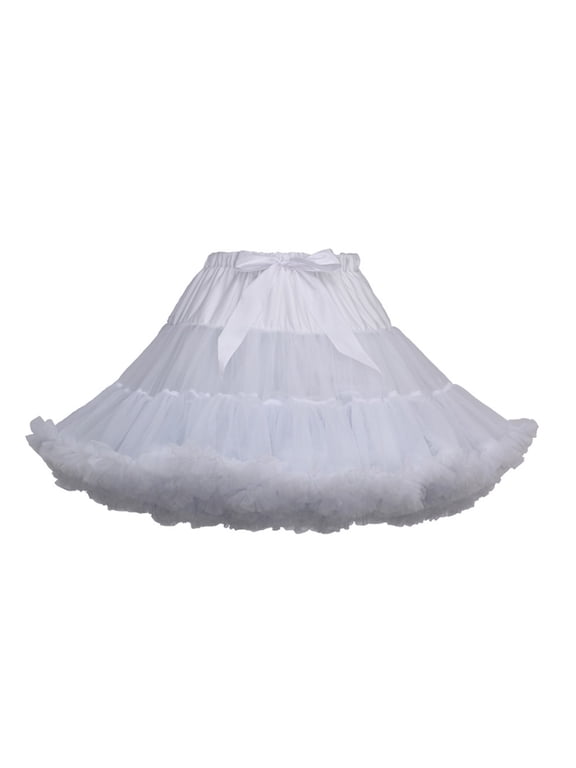 Skirt for Women Plus Size Fashion Women's Solid Color Dance Party Dance Ballet Bandage Tutu Skirts