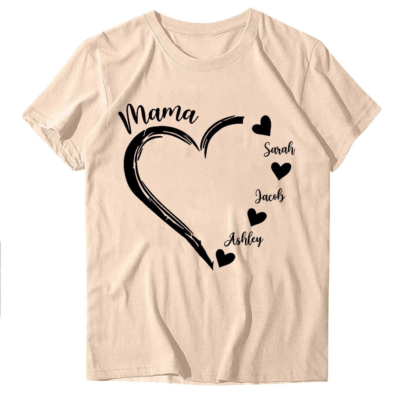 IUZSOKIL Short Sleeve Dress Shirts for Women Elbow Length V Neck Heart