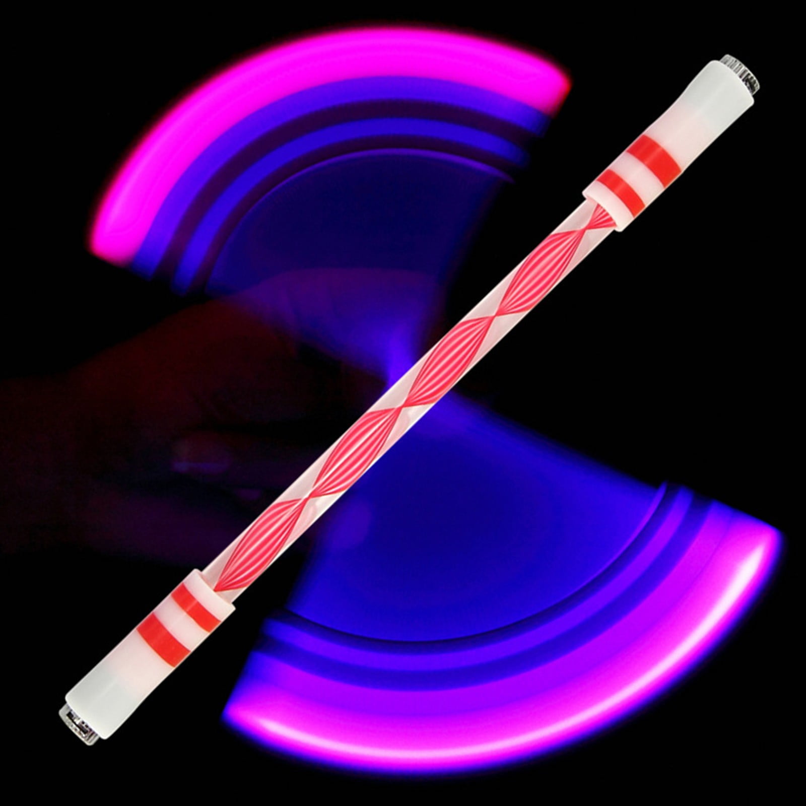 Rotatable Pen YUNAFFT Spinning Rotating Pen LED Rolling Finger Rotating Pen Anti Slip ...