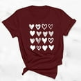 thumbnail image 1 of YUNAFFT St. Patrick's day Womens Fashion heart-shaped/Portrait doll Print Tops Short Sleeve Out Blouse Funny Round Neck T-Shirt Tops, 1 of 4