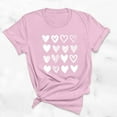 thumbnail image 1 of YUNAFFT St. Patrick's day Womens Fashion heart-shaped/Portrait doll Print Tops Short Sleeve Out Blouse Funny Round Neck T-Shirt Tops, 1 of 4