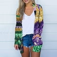 thumbnail image 1 of YUNAFFT Stylish Printed Pocket Casual Jacket for Women - Lightweight Cardigan with Soft Stretch Fabric, S-XXL Sizes, 1 of 6