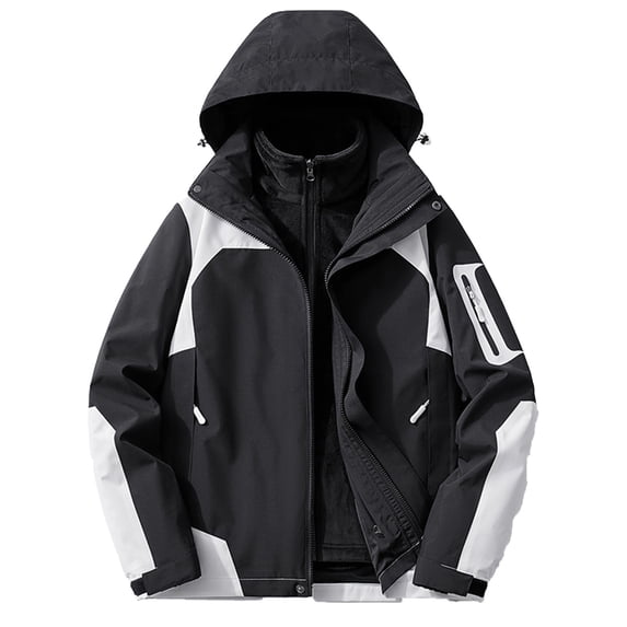YUNAFFT Thermal Windproof 3-in-1 Outdoor Jacket with Lightweight Durable Design for Women Hiking & Mountaineering