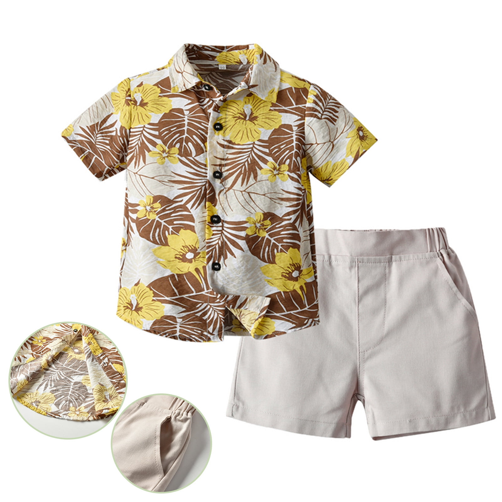 YUNAFFT Toddler Baby Kids Pant Clearance, Hawai Boy Clothing Set Summer