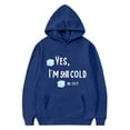thumbnail image 1 of YUNAFFT Unisex Big Kids Hooded Sweatshirts Oversized Graphic Letter Print Long Sleeve Front Pocket Urban Streetwear Casual Comfort, 1 of 3
