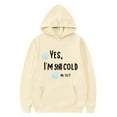 thumbnail image 1 of YUNAFFT Unisex Big Kids Hooded Sweatshirts Oversized Graphic Letter Print Long Sleeve Front Pocket Urban Streetwear Casual Comfort, 1 of 3